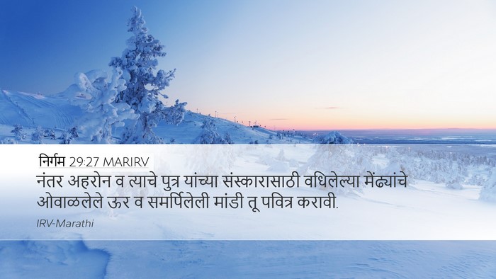 निर्गम 29:27 MARIRV Bible Verse Image