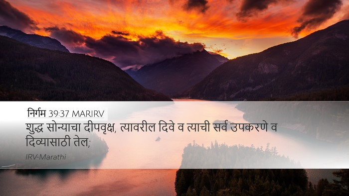 निर्गम 39:37 MARIRV Bible Verse Image