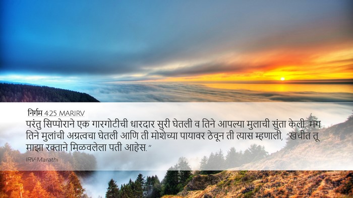 निर्गम 4:25 MARIRV Bible Verse Image