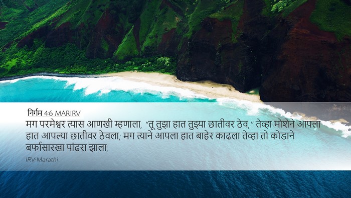निर्गम 4:6 MARIRV Bible Verse Image