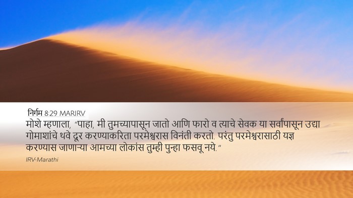 निर्गम 8:29 MARIRV Bible Verse Image