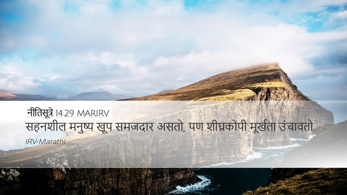 नीतिसूत्रे 14:29 MARIRV Bible Verse Image