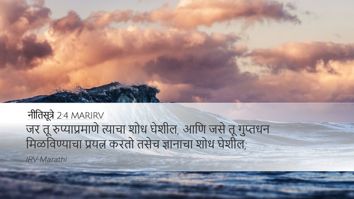 नीतिसूत्रे 2:4 MARIRV Bible Verse Image