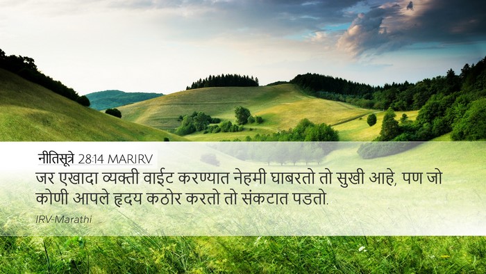 नीतिसूत्रे 28:14 MARIRV Bible Verse Image