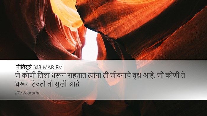 नीतिसूत्रे 3:18 MARIRV Bible Verse Image