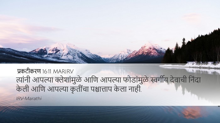 प्रकटीकरण 16:11 MARIRV Bible Verse Image