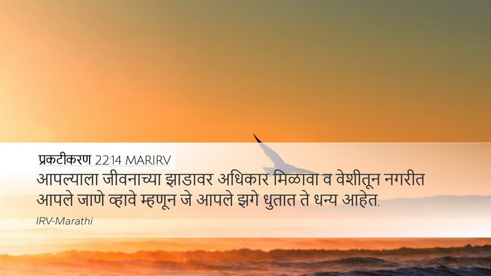 प्रकटीकरण 22:14 MARIRV Bible Verse Image