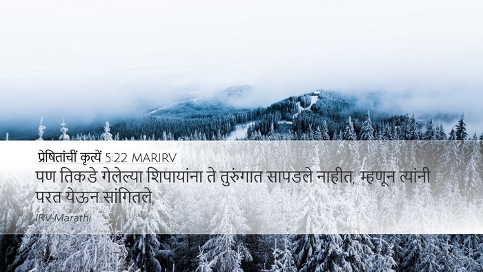 प्रेषितांचीं कृत्यें 5:22 MARIRV Desktop Wallpaper - पण तिकडे गेलेल्या - Desktop Bible Verse Wallpaper