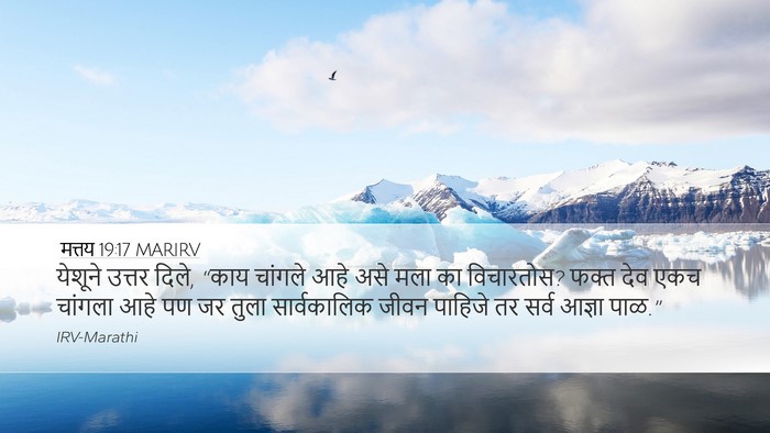 मत्तय 19:17 MARIRV Bible Verse Image