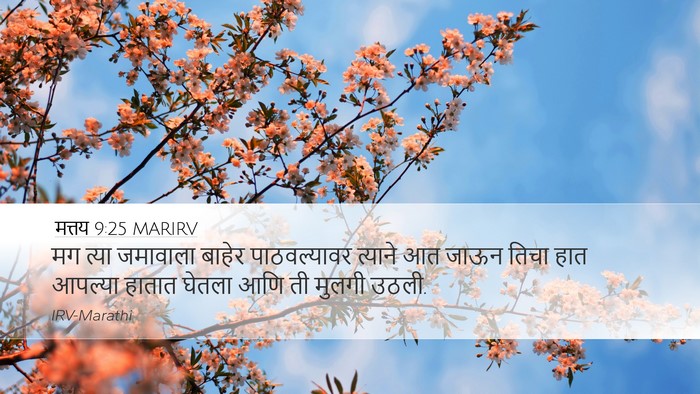 मत्तय 9:25 MARIRV Bible Verse Image