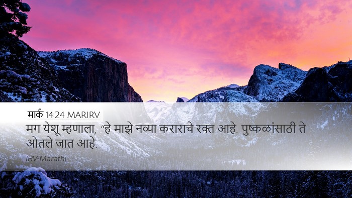 मार्क 14:24 MARIRV Bible Verse Image