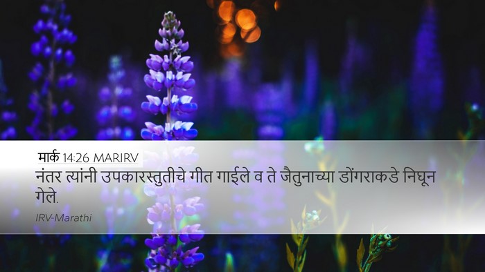 मार्क 14:26 MARIRV Bible Verse Image