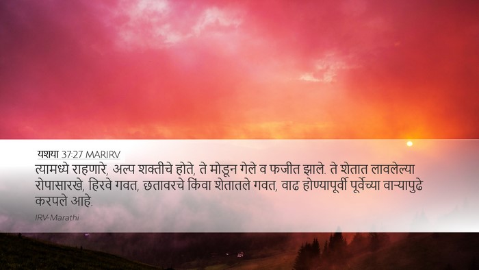 यशया 37:27 MARIRV Bible Verse Image