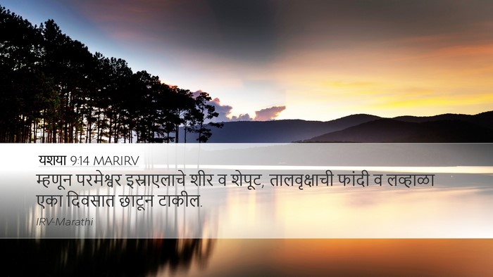 यशया 9:14 MARIRV Bible Verse Image
