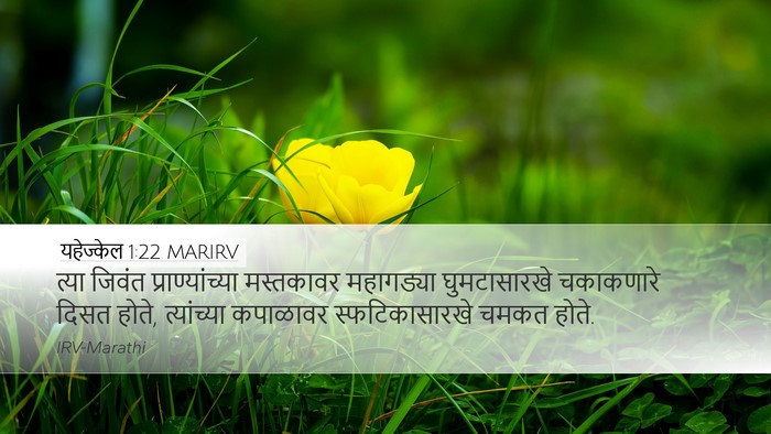 यहेज्केल 1:22 MARIRV Bible Verse Image