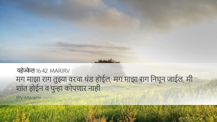 यहेज्केल 16:42 MARIRV Bible Verse Image