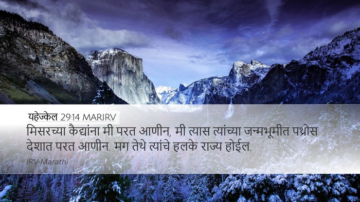 यहेज्केल 29:14 MARIRV Bible Verse Image