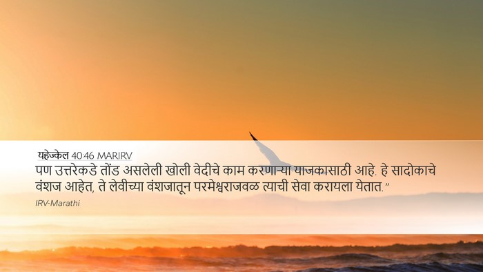 यहेज्केल 40:46 MARIRV Bible Verse Image