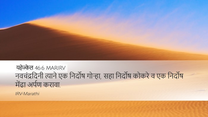 यहेज्केल 46:6 MARIRV Bible Verse Image
