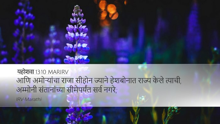 यहोशवा 13:10 MARIRV Bible Verse Image