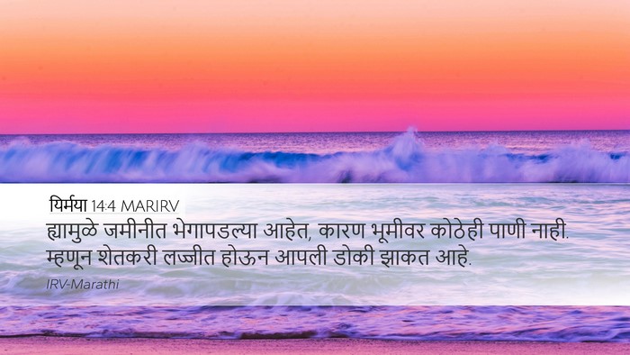 यिर्मया 14:4 MARIRV Bible Verse Image