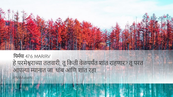 यिर्मया 47:6 MARIRV Bible Verse Image