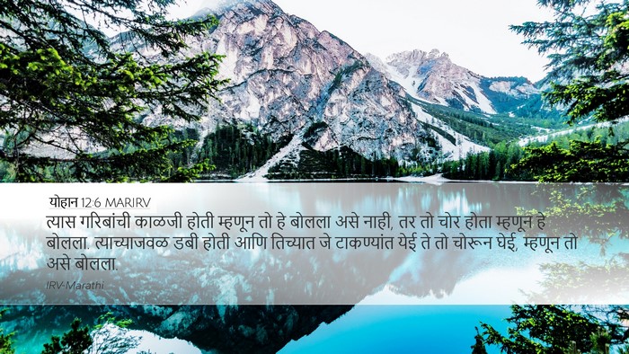 योहान 12:6 MARIRV Bible Verse Image