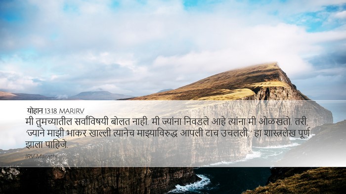 योहान 13:18 MARIRV Bible Verse Image