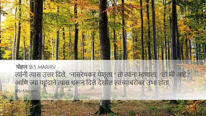 योहान 18:5 MARIRV Bible Verse Image