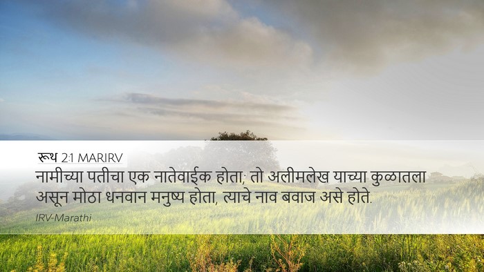 रूथ 2:1 MARIRV Bible Verse Image