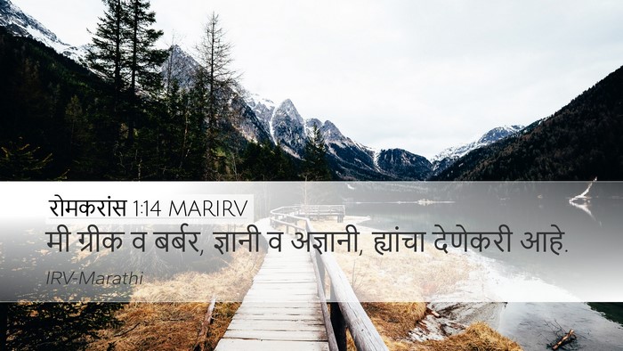 रोमकरांस 1:14 MARIRV Bible Verse Image