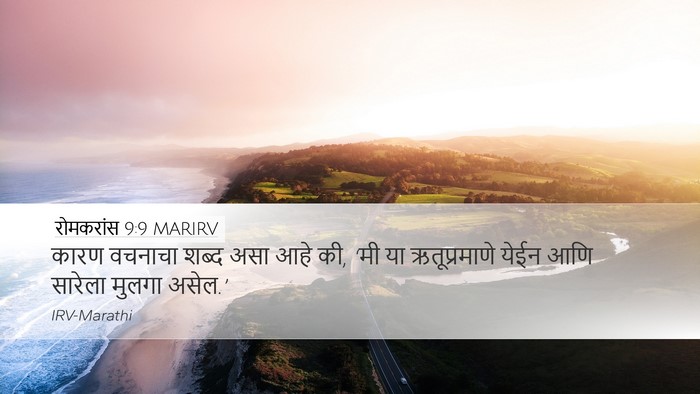रोमकरांस 9:9 MARIRV Bible Verse Image