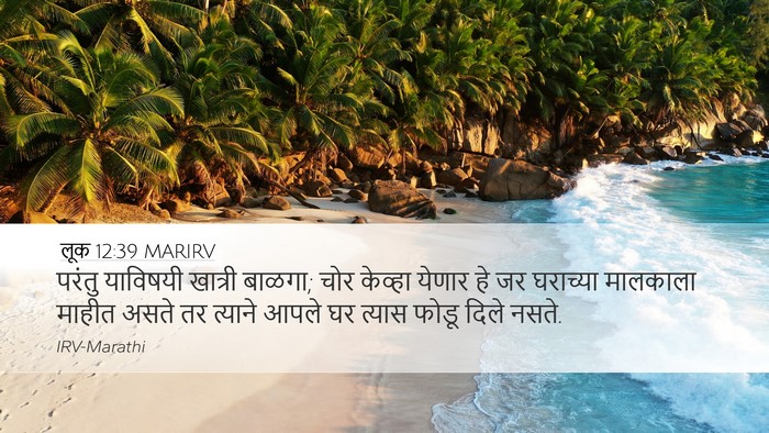 लूक 12:39 MARIRV Bible Verse Image