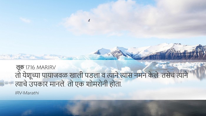 लूक 17:16 MARIRV Bible Verse Image