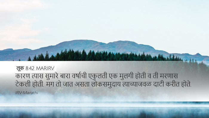 लूक 8:42 MARIRV Bible Verse Image