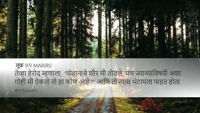 लूक 9:9 MARIRV Bible Verse Image