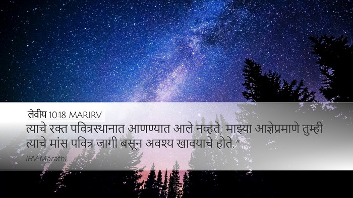 लेवीय 10:18 MARIRV Desktop Wallpaper - त्याचे रक्त - Desktop Bible Verse Wallpaper