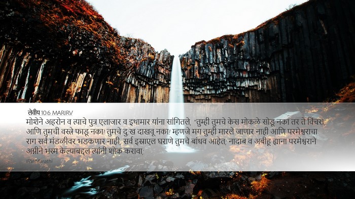 लेवीय 10:6 MARIRV Bible Verse Image