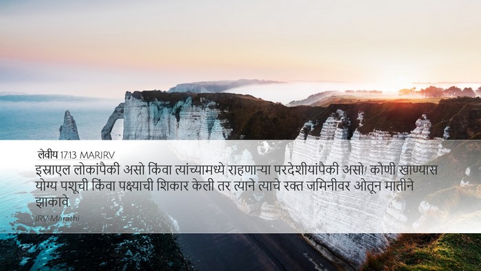 लेवीय 17:13 MARIRV Bible Verse Image