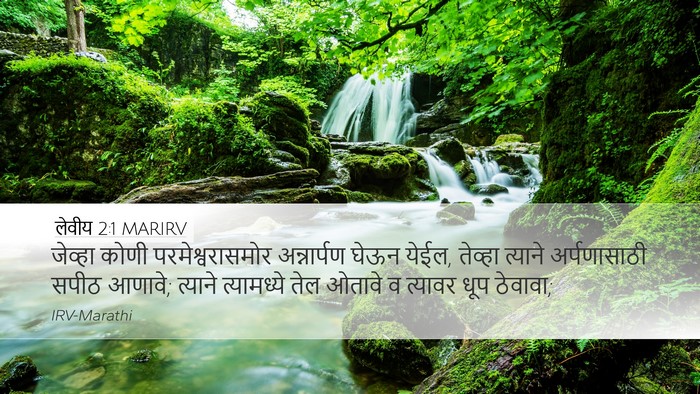 लेवीय 2:1 MARIRV Bible Verse Image