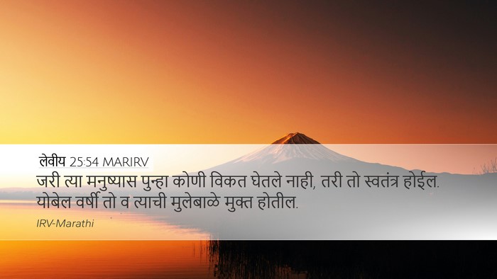 लेवीय 25:54 MARIRV Desktop Wallpaper - जरी त्या मनुष्यास - Desktop Bible Verse Wallpaper