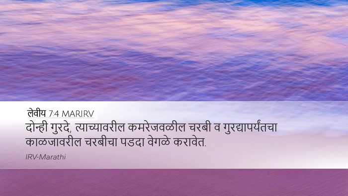 लेवीय 7:4 MARIRV Desktop Wallpaper - दोन्ही गुरदे, - Desktop Bible Verse Wallpaper