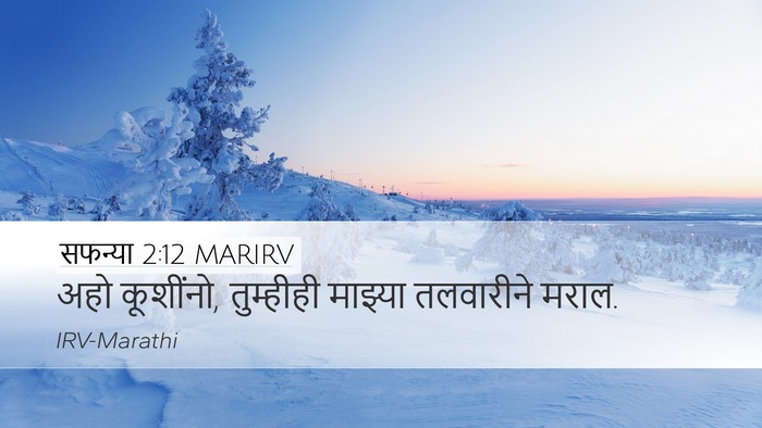सफन्या 2:12 MARIRV Bible Verse Image