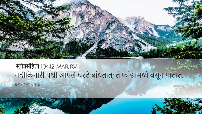 स्तोत्रसंहिता 104:12 MARIRV Bible Verse Image