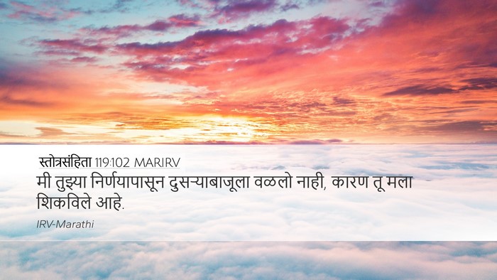 स्तोत्रसंहिता 119:102 MARIRV Bible Verse Image