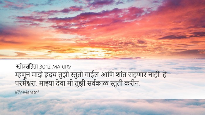 स्तोत्रसंहिता 30:12 MARIRV Bible Verse Image
