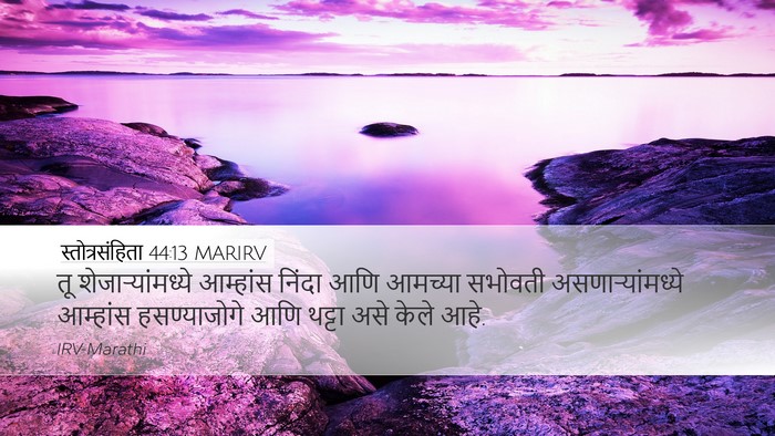 स्तोत्रसंहिता 44:13 MARIRV Bible Verse Image