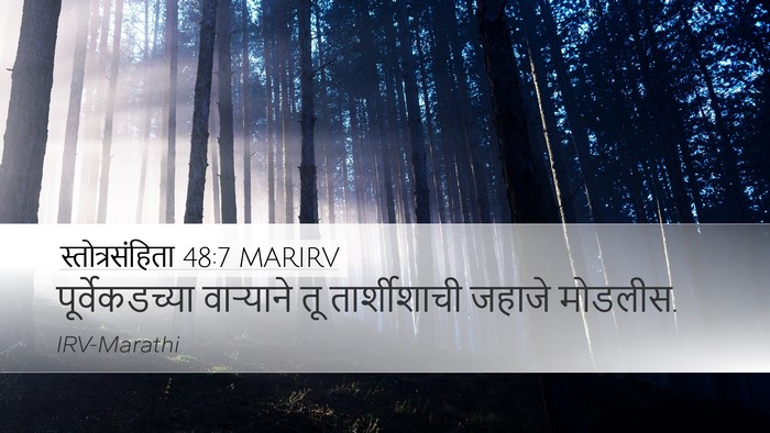 स्तोत्रसंहिता 48:7 MARIRV Desktop Wallpaper - पूर्वेकडच्या - Desktop Bible Verse Wallpaper