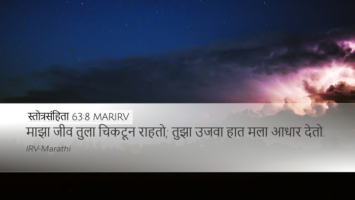 स्तोत्रसंहिता 63:8 MARIRV Bible Verse Image