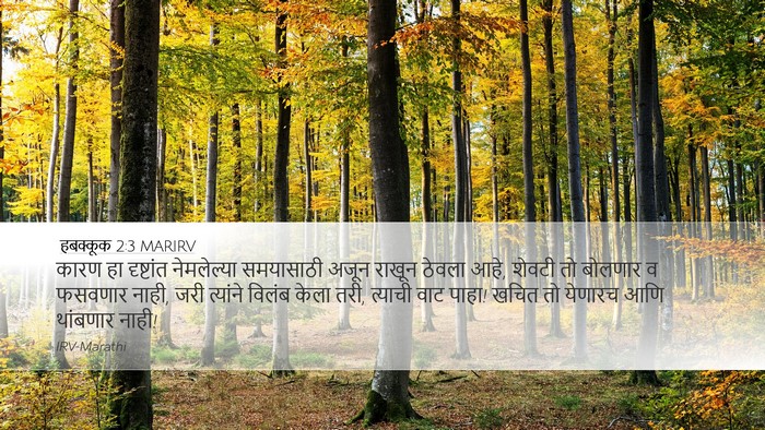 हबक्कूक 2:3 MARIRV Bible Verse Image